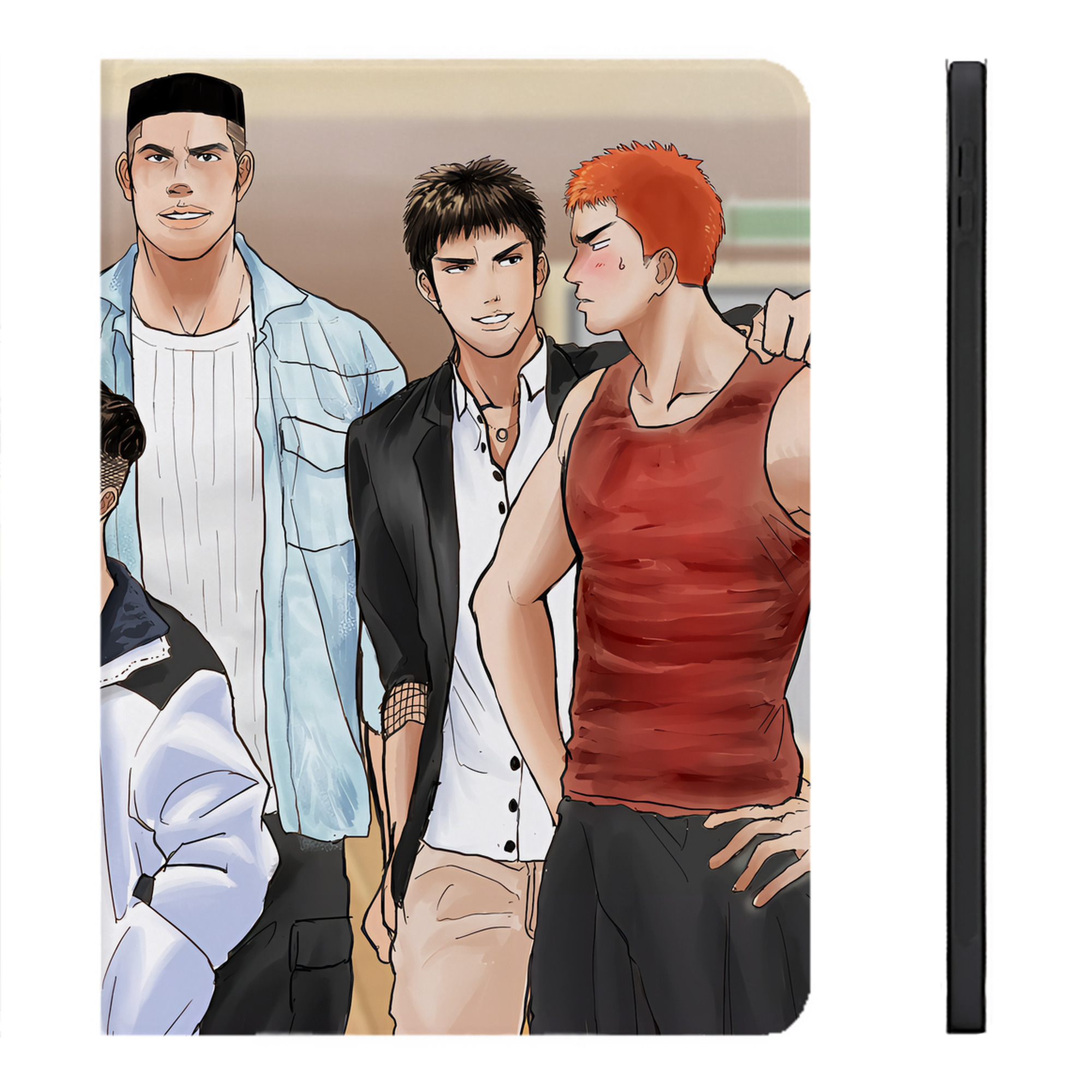 （画像用） SLAM DUNK／スラムダンク IPadケース ペンホルダー付き ブックスタイルデザイン